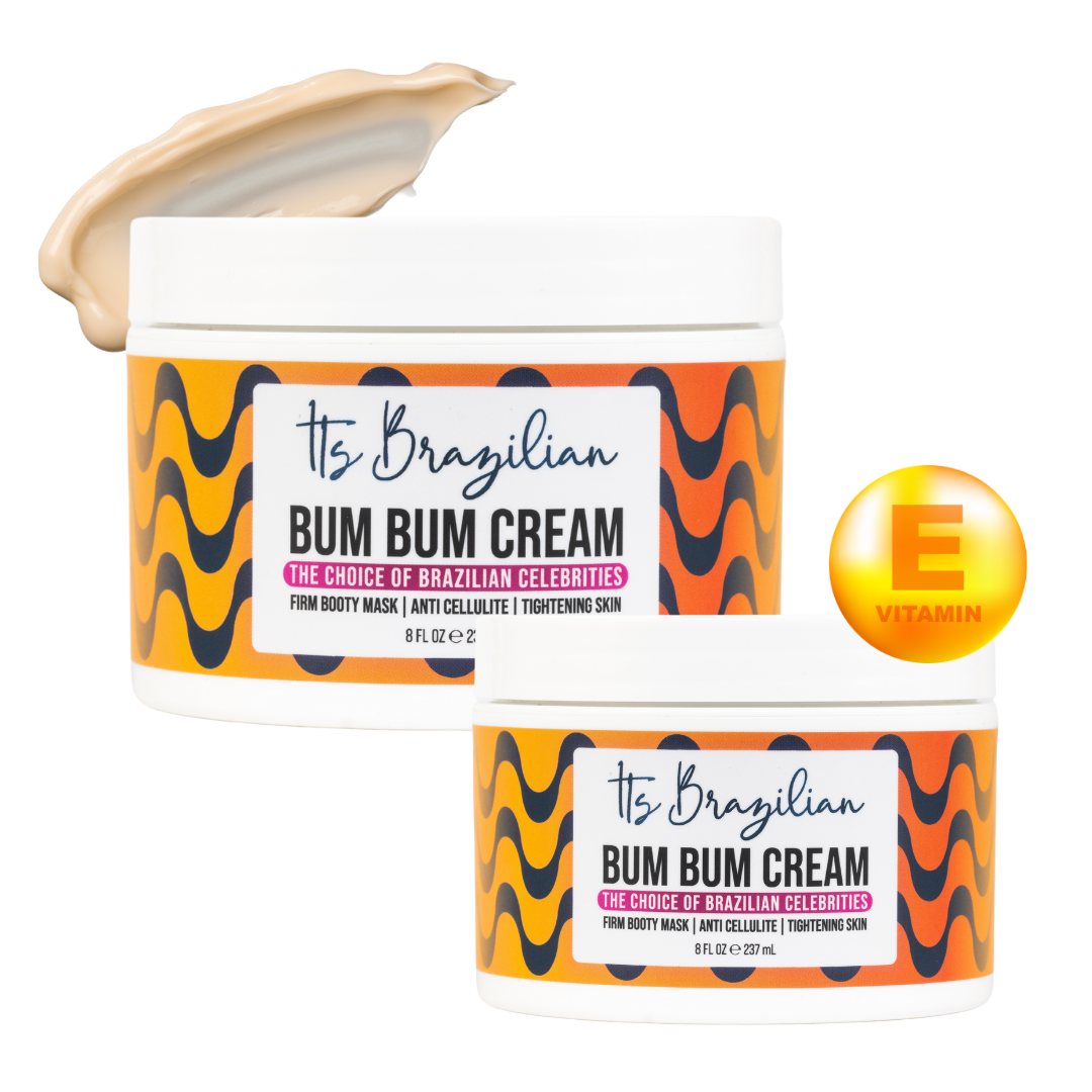 BumBum Cream – Firming & Lifting Body Cream for Cellulite and Stretch Marks – With Natural Brazilian Extracts – 8oz – Smooth, Hydrate & Tighten Skin – All Skin Types
