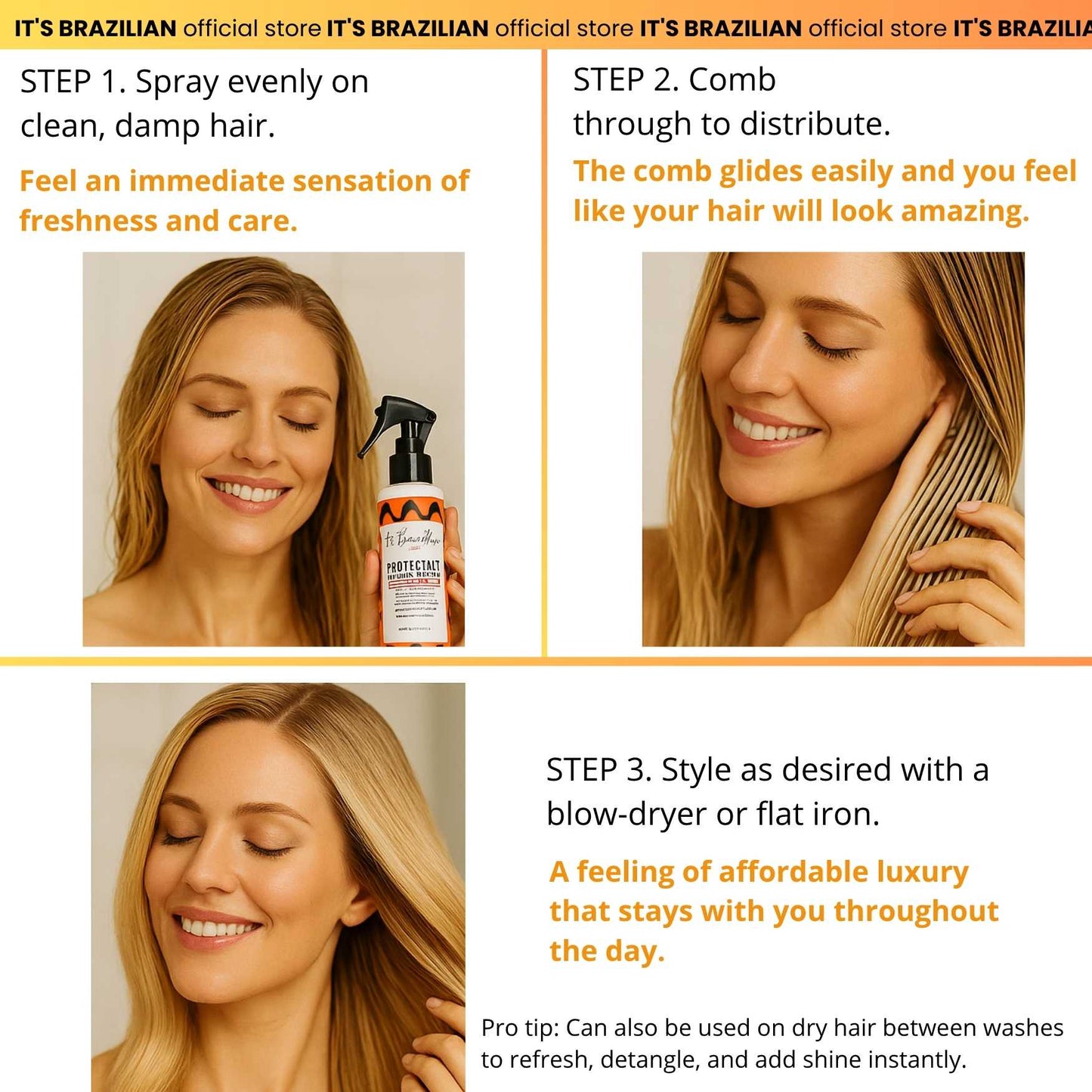 Protectant Leave-In Spray Anti-Frizz